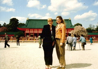 Heather and Mom in Japan